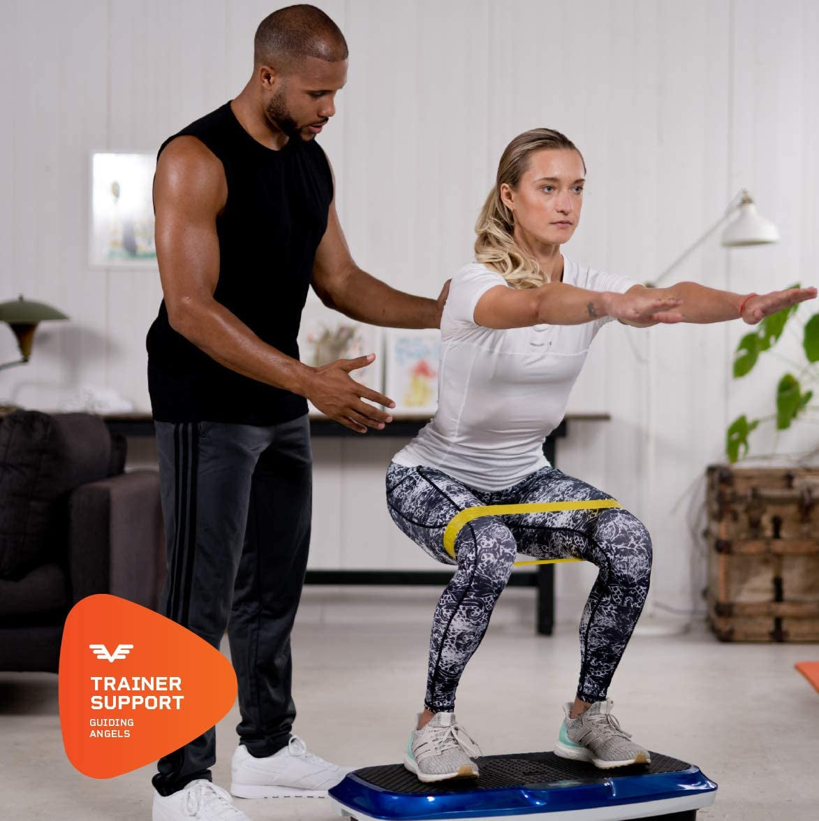Lifepro Waver Vibration Plate Exercise Machine - Whole Body Workout Vibration Fitness Platform W/ Loop Bands - Home Training Equipment for Weight Loss & Toning