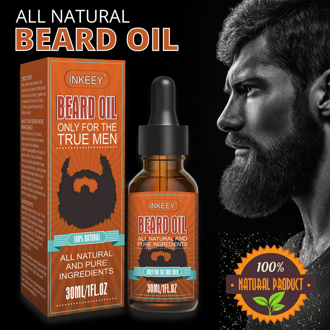 Beard Oil for MEN Hair Growth Oil Serum Mustache Grooming Growing Moisturizer US