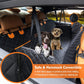 Dog Seat Cover Car Seat Cover for Pets 100% Waterproof Pet Seat Cover Hammock 600D Heavy Duty Scratch Proof Nonslip Durable Soft Pet Back Seat Covers for Cars Trucks and Suvs