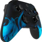 Wireless Controller for Microsoft Xbox Series X/S & Xbox One - Custom Soft Touch Feel - Custom Xbox Series X/S Controller (X/S Blue Flame)