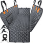 Dog Seat Cover Car Seat Cover for Pets 100% Waterproof Pet Seat Cover Hammock 600D Heavy Duty Scratch Proof Nonslip Durable Soft Pet Back Seat Covers for Cars Trucks and Suvs