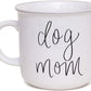 Dog Mom Coffee Mug | Cute 16Oz Ceramic Campfire Style Coffee Cup Microwave & Dishwasher Safe | Large Mug for Dog Moms, Pet Owners, Puppy Lovers, and Dog Adoption