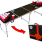 Gopong 8 Foot Portable Beer Pong / Tailgate Tables (Black, Football, American Flag, or Custom Dry Erase)
