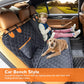 Dog Seat Cover Car Seat Cover for Pets 100% Waterproof Pet Seat Cover Hammock 600D Heavy Duty Scratch Proof Nonslip Durable Soft Pet Back Seat Covers for Cars Trucks and Suvs