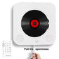 New Wall Mounted CD Player Surround Sound FM Radio Bluetooth USB MP3 Disk Portable Music Player Remote Control Stereo Speaker