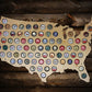 United States of America Beer Cap Map Wall Art, Tan