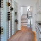 W Series Wine Rack 4 - Metal Wall Mounted Wine Rack - Modern, Label Forward Wine Storage - Space Saving Wine Rack with 12 Bottle Storage Capacity (Matte Black)