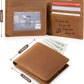 Engraved Men's Wallet -Personalized Leather Wallet is the perfect gift for you favorite Man