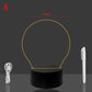 Black Base Handwriting Night Light Battery Powered Blank Acrylic Led Writing Board with Mark Pen Color Changing Lamp for Decor