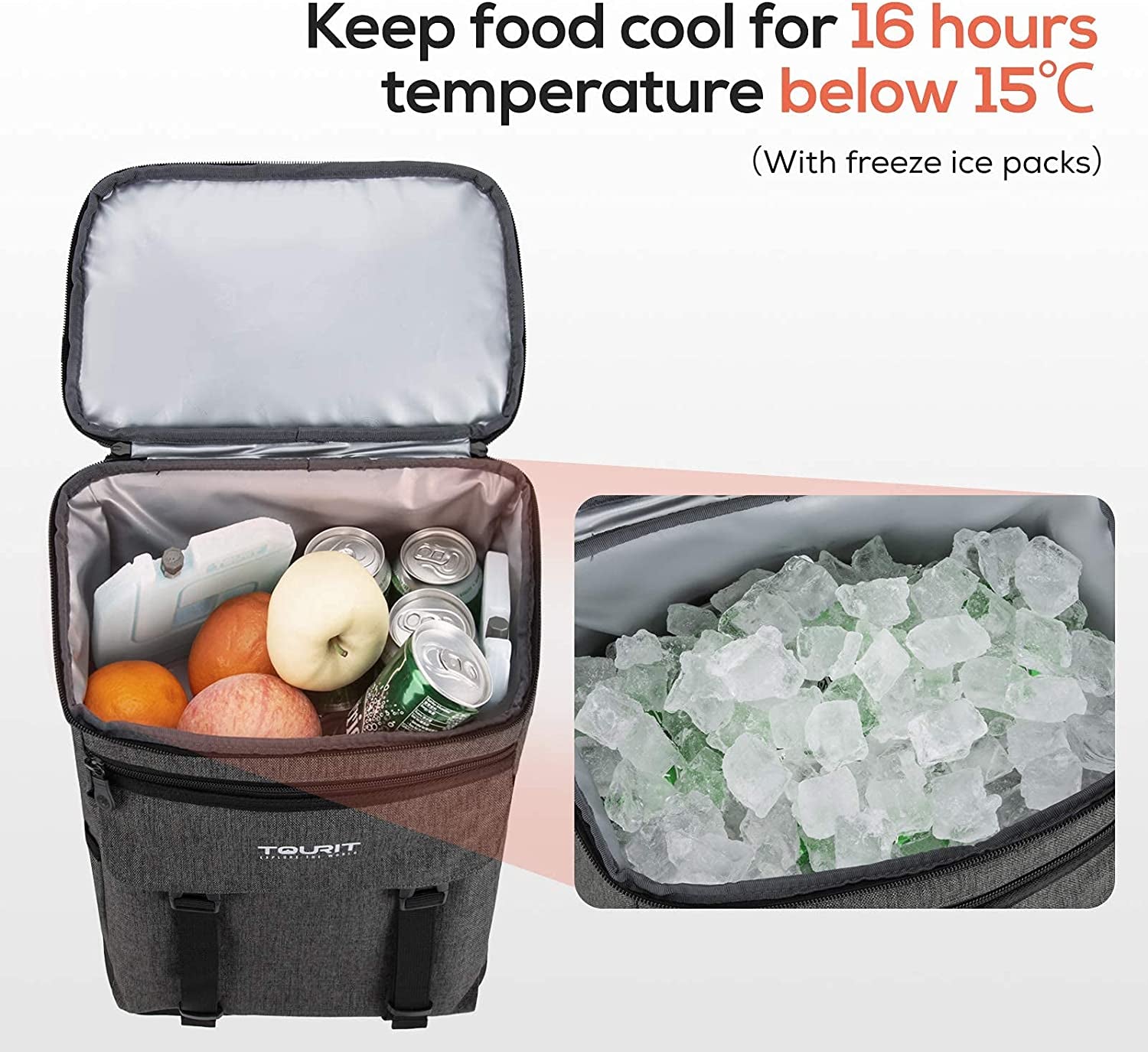 Backpack Cooler Leak Proof 28 Cans Cooler Backpack Insulated Waterproof