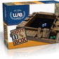 WE Games Shut the Box Wooden 1-4 Player Board Game Travel Size, the Original Table Top Dice Game for Kids and Families, Learn Math, for Classrooms, Pubs or at Home, 14 Inches, Includes 8 Dice