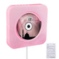 New Wall Mounted CD Player Surround Sound FM Radio Bluetooth USB MP3 Disk Portable Music Player Remote Control Stereo Speaker