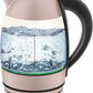 Digital Electric Kettle with Rapid 3 Minute Boil Technology, Custom Steep Timer & Temperature Presets, Bonus Tea Infuser, Rust & Discoloration Proof, 1.8 Liter, Rose, 1500W