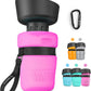 Upgraded Dog Water Bottle Foldable,Portable Dog Water Dispenser,Leak Proof Pet Water Bottle for Dogs,Dog Travel Water Bottle for Outdoor Walking,Hiking,Travel,Bpa Free,Lightweight