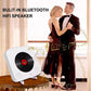 New Wall Mounted CD Player Surround Sound FM Radio Bluetooth USB MP3 Disk Portable Music Player Remote Control Stereo Speaker