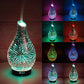 100Ml Essential Oil Diffuser 3D Glass Aromatherapy Ultrasonic Cool Mist Humidifier with 7 Color Changing Leds