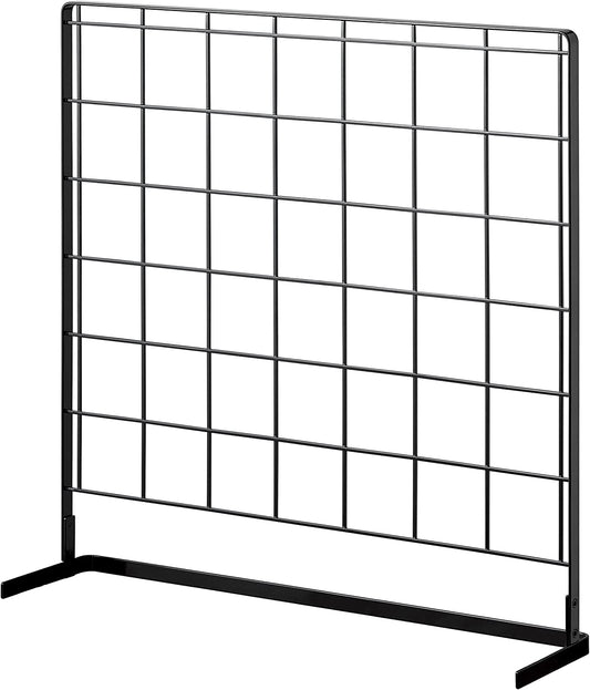 Grid Panel Organizer and Accessories-Wall Storage Decor, One Size, Black