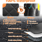 Dog Seat Cover Car Seat Cover for Pets 100% Waterproof Pet Seat Cover Hammock 600D Heavy Duty Scratch Proof Nonslip Durable Soft Pet Back Seat Covers for Cars Trucks and Suvs